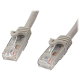2m CAT6 Ethernet Cable - Grey Snagless Gigabit CAT 6 Wire - 100W PoE RJ45 UTP 650MHz Category 6 Network Patch Cord UL/TIA (N6PATC2MGR) - patch cable - 2 m - gray
