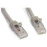 7m CAT6 Ethernet Cable - Grey Snagless Gigabit CAT 6 Wire - 100W PoE RJ45 UTP 650MHz Category 6 Network Patch Cord UL/TIA (N6PATC7MGR) - patch cable - 7 m - gray