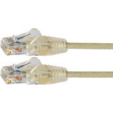 Accesoriu Retea StarTech 0.5 m CAT6 Cable - Slim CAT6 Patch Cord - Grey - Snagless RJ45 Connectors - Gigabit Ethernet Cable - 28 AWG (N6PAT50CMGRS) - patch cable - 50 cm - gray