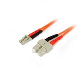 Accesoriu Retea StarTech 50FIBLCSC2, 2m Fiber Optic Cable - Multimode Duplex 50/125 - LSZH - LC/SC - OM2 - LC to SC Fiber Patch Cable - network cable - 2 m