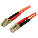 1m Fiber Optic Cable - Multimode Duplex 50/125 - LSZH - LC/LC - OM2 - LC to LC Fiber Patch Cable (50FIBLCLC1) - network cable - 1 m