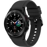 Galaxy Watch 4 Classic, LTE, 42 mm, otel negru, curea silicon negru, Wi-Fi, Bluetooth, GPS, NFC, rezistent la apa