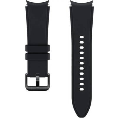 Samsung Galaxy Watch 4 / 4 Classic - Bratara Ridge Sport Band (20mm, S/M), fluoroelastomer, Negru