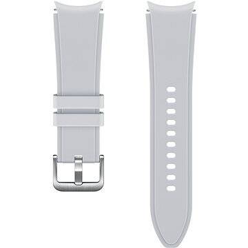 Samsung Galaxy Watch 4 / 4 Classic - Bratara Ridge Sport Band (20mm, S/M), fluoroelastomer, Argintiu