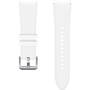 Samsung Galaxy Watch 4 / 4 Classic - Bratara Ridge Sport Band (20mm, S/M), fluoroelastomer, Alb