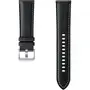 Samsung Galaxy Watch 3 - Bratara cu cusatura (22mm, M/L), piele - Negru