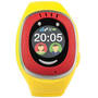 Smartwatch Kid MyKi Touch, urmarire si localizare GPS/GSM pentru copii, culoare rosu-galben