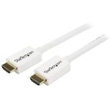 7m 23 ft White CL3 In-wall High Speed HDMI Cable - Ultra HD 4k x 2k HDMI Cable - HDMI to HDMI M/M - Audio/Video, Gold-Plated (HD3MM7MW) - HDMI cable - 7 m