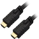 StarTech CL2 HDMI Cable - 30 ft / 10m - Active - High Speed - 4K HDMI Cable - HDMI 2.0 Cable - In Wall HDMI Cable with Ethernet (HD2MM10MA) - HDMI cable - 10 m