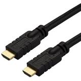 StarTech CL2 HDMI Cable - 50 ft / 15m - Active - High Speed - 4K HDMI Cable - HDMI 2.0 Cable - In Wall HDMI Cable with Ethernet (HD2MM15MA) - HDMI cable - 15 m
