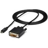 USB-C to DVI Cable - 6 ft / 2m - 1080p - 1920x1200 - USB-C DVI Monitor Cable - USB C Cable - Computer Monitor Cable (CDP2DVIMM2MB) - external video adapter