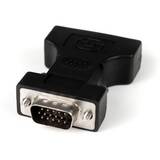 DVI-I to VGA Cable Adapter - Black - F / M - DVI I to VGA Adapter for Your VGA Monitor or Display (DVIVGAFMBK) - VGA adapter
