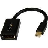 StarTech 6ft Mini DisplayPort to DisplayPort 1.2 Adapter - mDP to DP Converter Cable for Monitor / Display - Thunderbolt Compatible (MDP2DPMF6IN) - DisplayPort cable - 15.2 cm