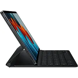 Husa de protectie Book Cover Keyboard Slim pentru Galaxy Tab S7 / Tab S8, Black