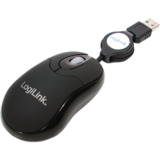 Mouse Logilink Mini Optica Black