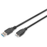 USB cable - 1 m, AK-300116-010-S
