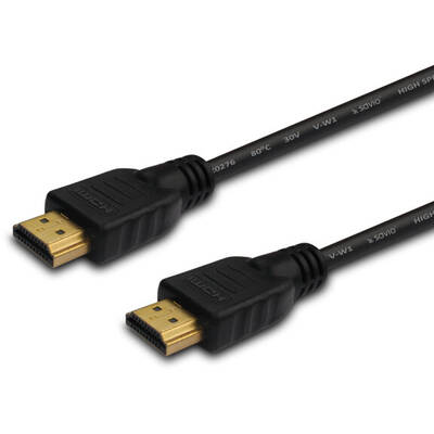 SAVIO CL-37 HDMI cable 1 m HDMI Type A (Standard) Black