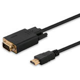 CL-103 video cable adapter 1.8 m HDMI Type A (Standard) VGA (D-Sub) Black