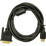 AK-AV-11 video cable adapter 1.8 m HDMI Type A (Standard) DVI-D Black