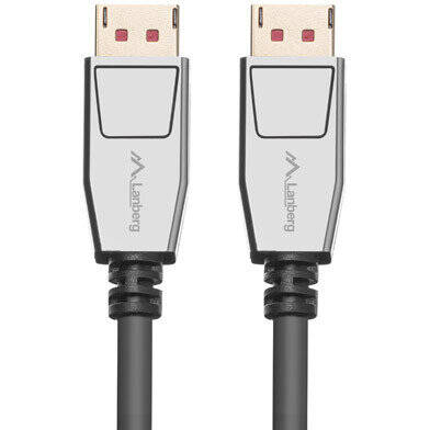 LANBERG CA-DPDP-20CU-0018-BK DisplayPort cable 20 PIN V1.4 1.8m 8K