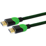 SAVIO GCL-03 HDMI cable 1.8 m HDMI Type A (Standard) Black,Green