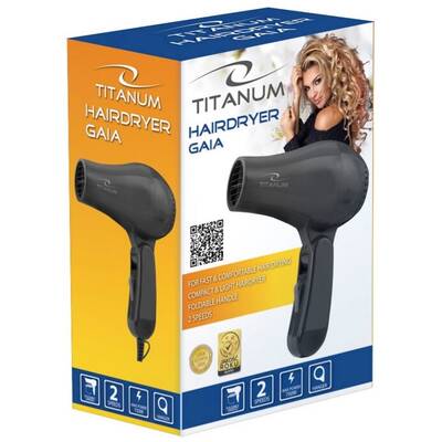 TITANUM TBH002K Hair dryer Black 750 W