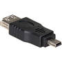 Adaptor AKYGA Adapter AK-AD-07 USB-AF/miniUSB-B (5-pin) USB A USB mini B 5-pin Black