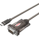 Adaptor Unitek Y-1105K serial cable Black 1.5 m DB-9