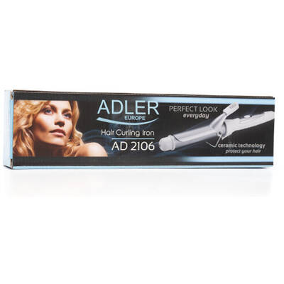 Adler AD 2106 Curling iron Warm Metallic,White 40 W