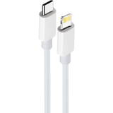 Maxlife Cablu MXUC-05 cable USB-C - Lightning 2m Alb 20W