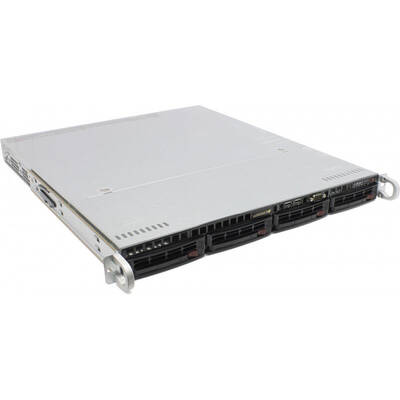 Sistem server Supermicro SC813M FTQC-350CB - rack-mountable - 1U - ATX