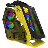 Carcasa PC AQIRYS Saiph Yellow-Black ARGB