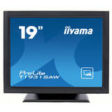 Monitor IIyama ProLite T1931SAW-B5 Touchscreen 19 inch 5 ms Negru 60 Hz