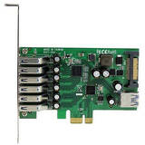 7 Port PCI Express USB 3.0 Card - Standard & Low-Profile - SATA Power - UASP Support - 1 Internal & 6 External USB 3.0 Ports (PEXUSB3S7) - USB adapter - PCIe 2.0