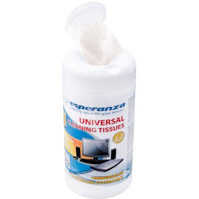 Solutie de curatare Esperanza ES105 Universal cleaning wipes - 100 items
