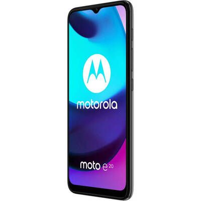 Smartphone MOTOROLA Moto E20, Octa Core, 32GB, 2GB RAM, Dual SIM, 4G, Tri-Camera, Graphite Grey