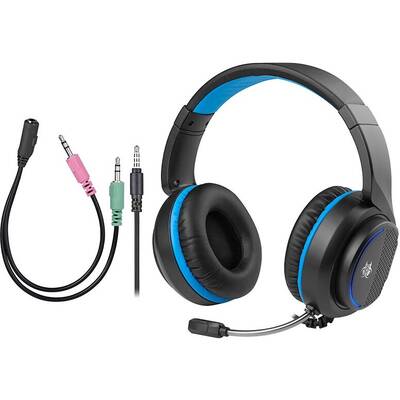 Casti Over-Head TRACER gaming GAMEZONE Dragon Blue LED