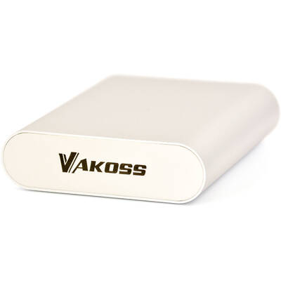Vakoss Powerbank TP-2588, 10400 mAh, 2x USB, 2.1A, argintiu