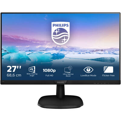 Monitor Philips 273V7QDSB 27 inch FHD IPS 5 ms 60 Hz