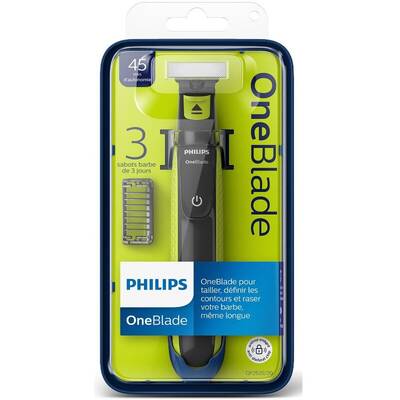 Philips Aparat de ras Oneblade QP2520/20, aparat hibrid pentru barbierit si tuns barba