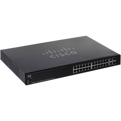 Switch Cisco SG250X-24 24-Port Gigabit Smart Switch with 10G Uplinks