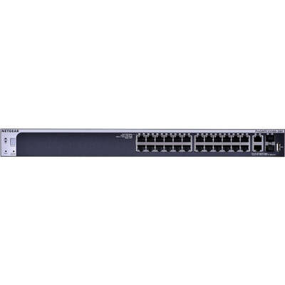 Switch Netgear S3300 28PT STACKABLE SMART W/10G 2 x SFP+, 2 x 10GBase-T (GS728TX)
