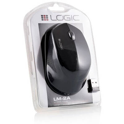 Mouse LOGIC optic cu fir  Black LM-2A (negru)