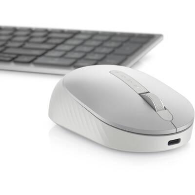 Mouse Dell Premier MS7421W Wireless + Bluetooth Platinum Silver