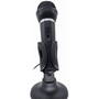 Microfon Gembird Condenser with desk-stand black