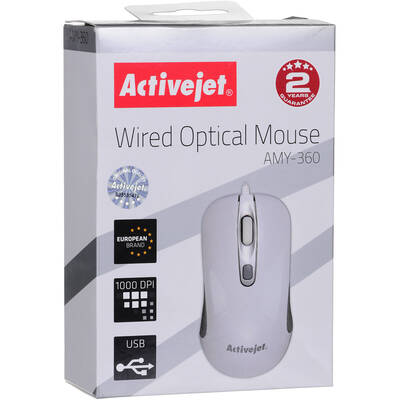 Mouse ACTIVEJET AMY-360 wired computer mouse