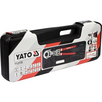 YATO Cleste YT-21735 Crimping tool Black,Red