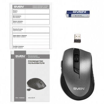 Mouse SVEN RX-425W RF Wireless Optical 1600 DPI Right-hand