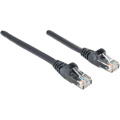 Accesoriu Retea Intellinet Network Patch Cable, Cat6, 2m, Black, CCA, U/UTP, PVC, RJ45, Gold Plated Contacts, Snagless, Booted, Lifetime Warranty, Polybag