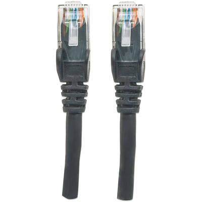 Accesoriu Retea Intellinet Network Patch Cable, Cat6, 3m, Black, CCA, U/UTP, PVC, RJ45, Gold Plated Contacts, Snagless, Booted, Lifetime Warranty, Polybag